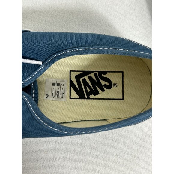 Vans Unisex Authentic Skate Canvas Lace Sneakers in Navy - (M7.0/W8.5) - Picture 8 of 8